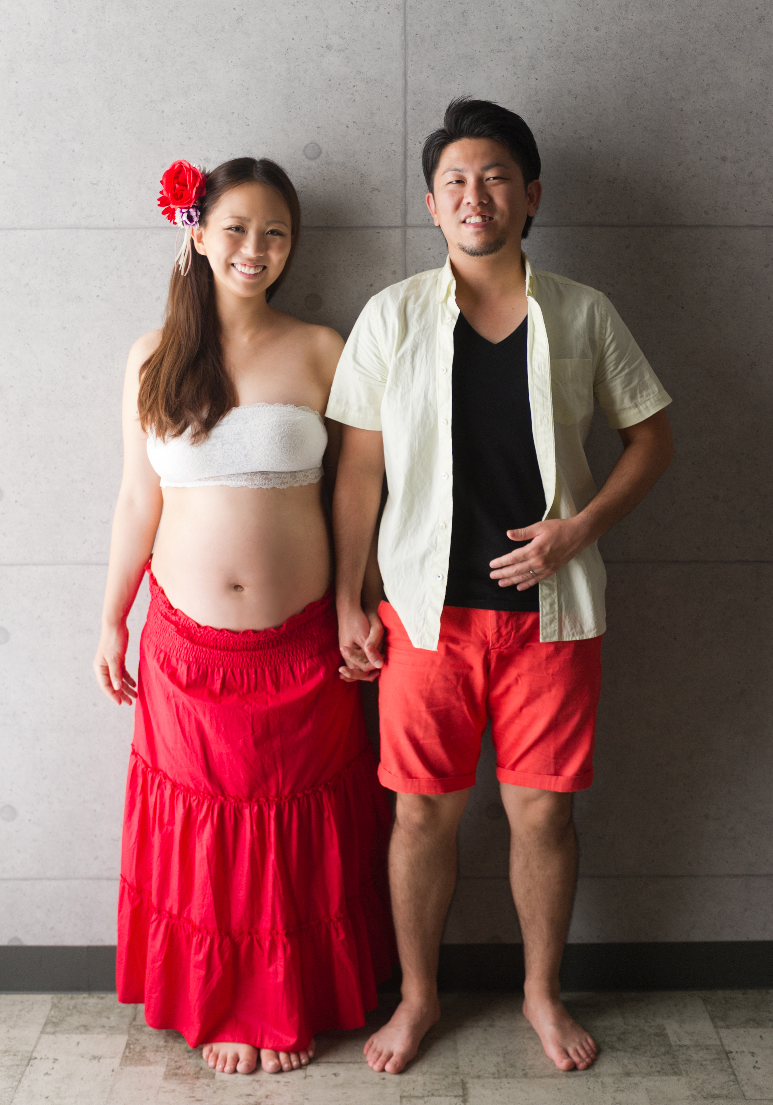 マタニティフォト　マタニティー　妊娠　妊婦　衣装　ウエディング　夫婦　家族　ドレス　カジュアル　狭山　所沢　入間　写真　